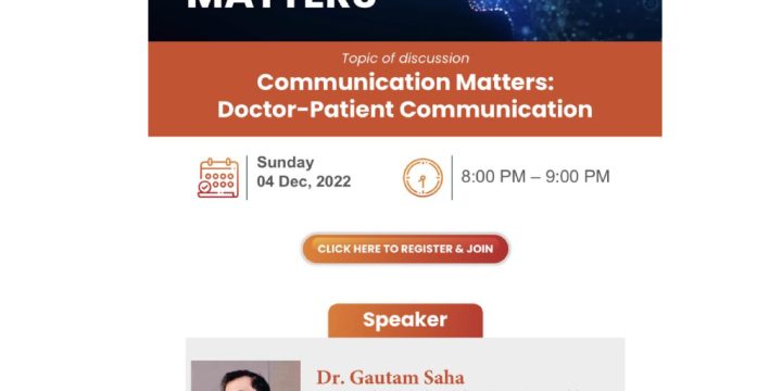 <strong>Talk on “Communication Matters”</strong>